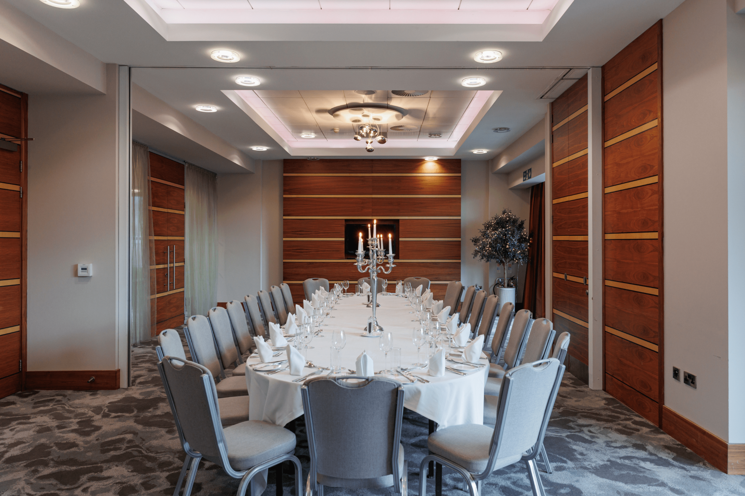 Valencia Suite Corporate dining and events Chesterfield, Casa Hotel conferencing and meeting space.