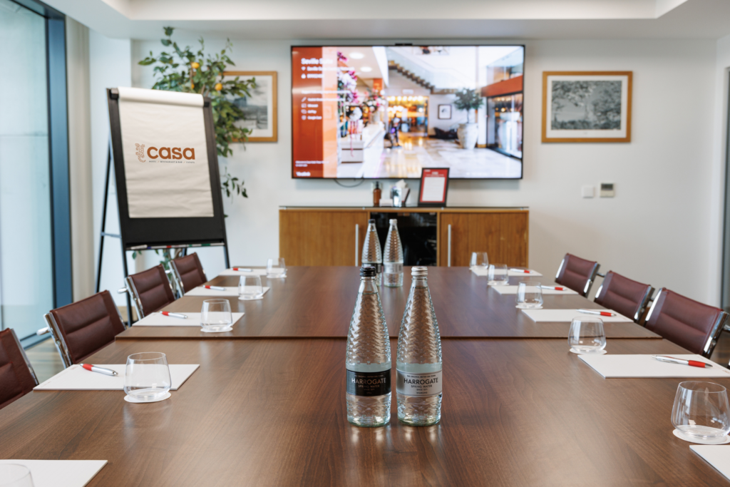 Book conferencing and meeting space, Seville Suite | Corporate events Chesterfield
