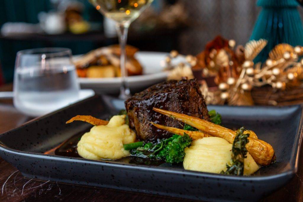 Festive Lunch Beef Main Course