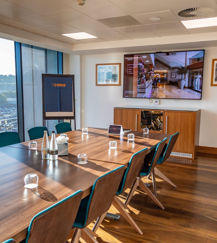 Chesterfield meeting spaces at Casa Hotel in Derbyshire England